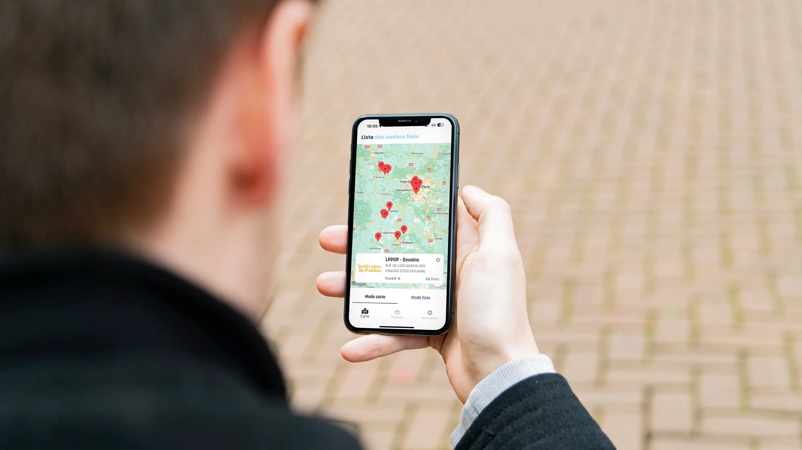 L'application Click & Collect de MonCasierFrais.fr