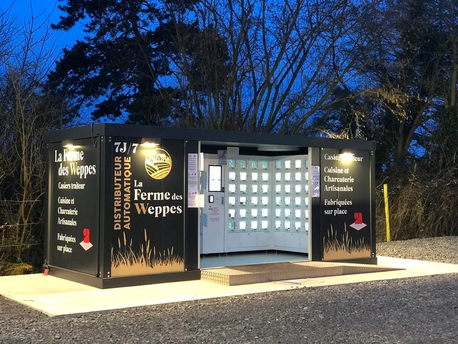 Un kiosque permet de vendre 24h/24