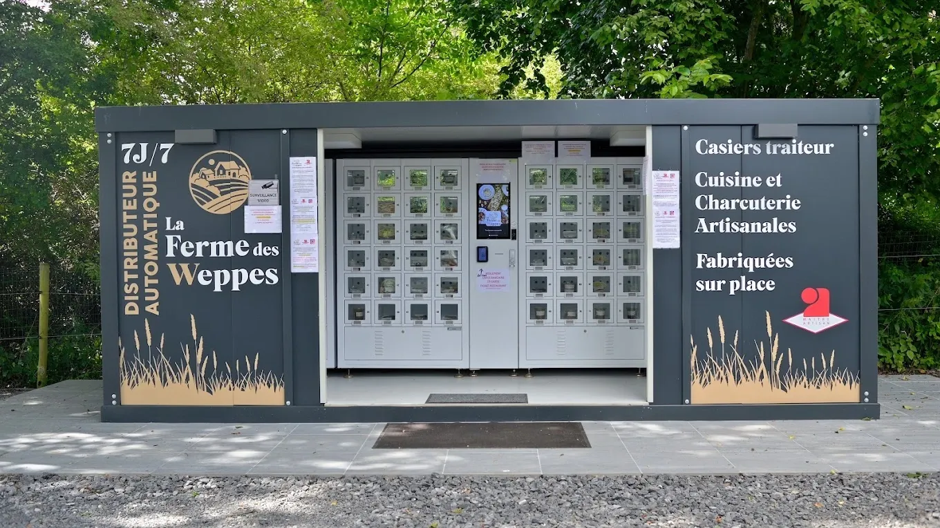 Modèle de kiosque semi fermé