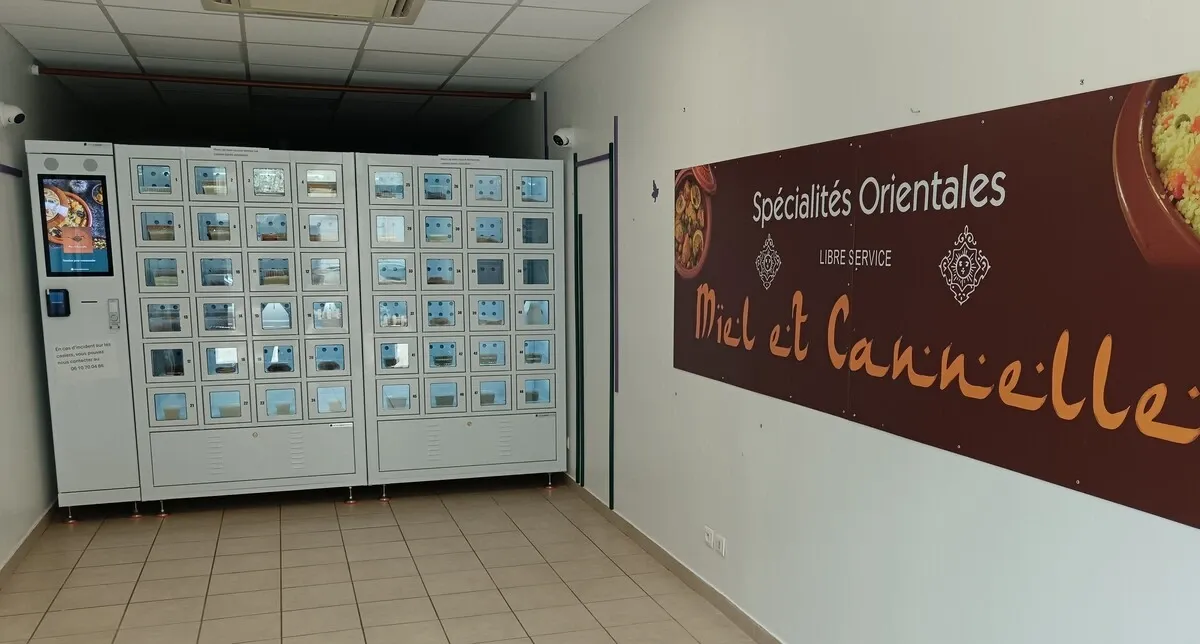 Nouveau distributeur automatique réfrigéré de Miel et Cannelle à Lézignan-Corbières (Aude)